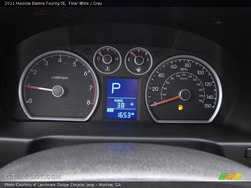  2011 Elantra Touring SE Touring SE Gauges