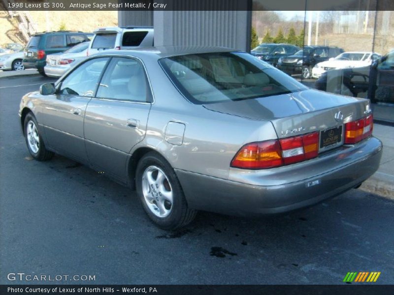 Antique Sage Pearl Metallic / Gray 1998 Lexus ES 300