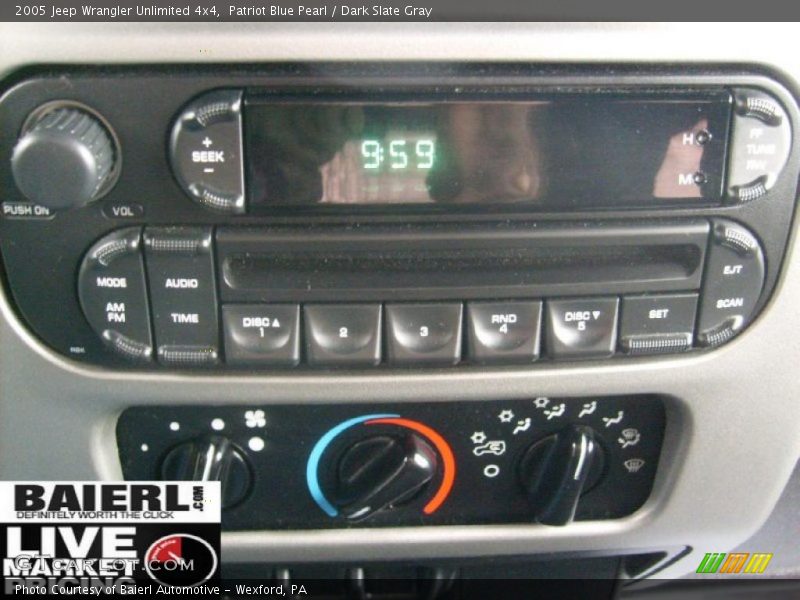 Patriot Blue Pearl / Dark Slate Gray 2005 Jeep Wrangler Unlimited 4x4