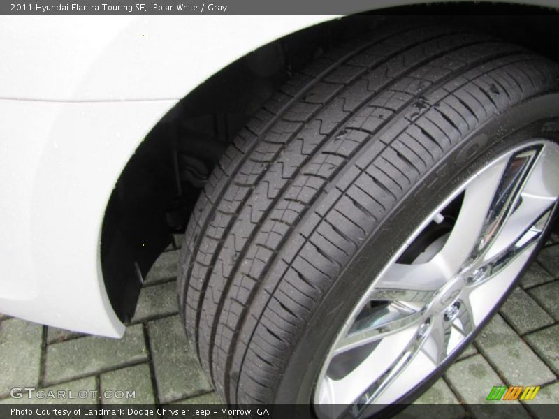 Polar White / Gray 2011 Hyundai Elantra Touring SE