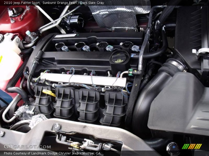 Sunburst Orange Pearl / Dark Slate Gray 2010 Jeep Patriot Sport