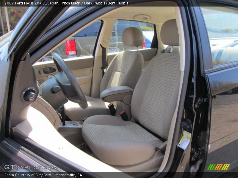 Pitch Black / Dark Pebble/Light Pebble 2007 Ford Focus ZX4 SE Sedan
