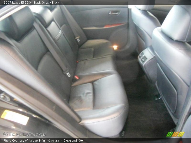 Black Onyx / Black 2007 Lexus ES 350