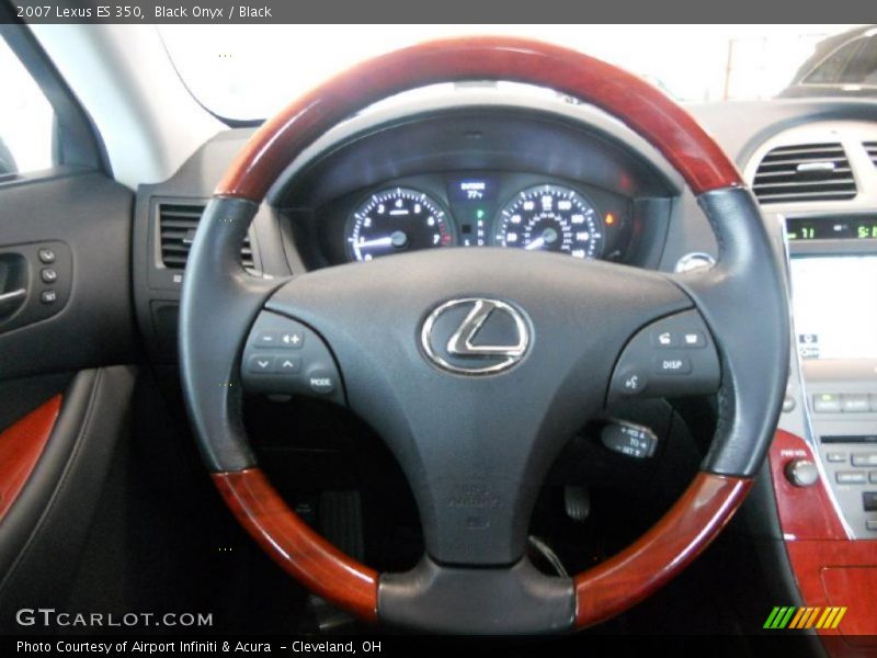 Black Onyx / Black 2007 Lexus ES 350