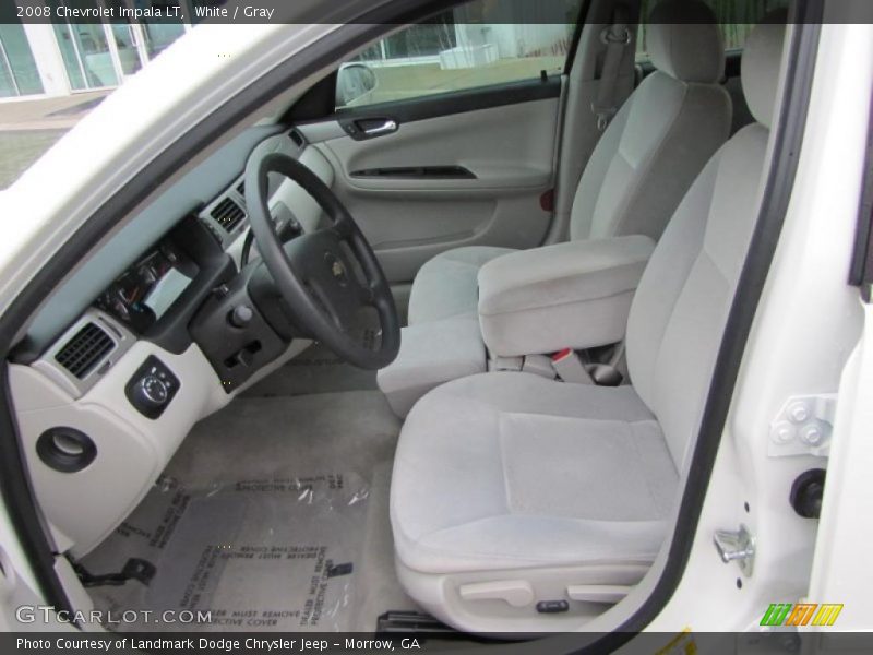White / Gray 2008 Chevrolet Impala LT