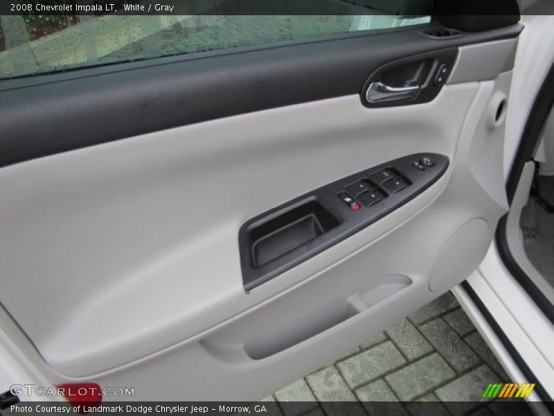 White / Gray 2008 Chevrolet Impala LT