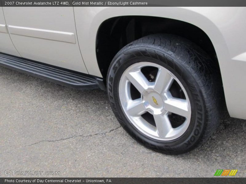 Gold Mist Metallic / Ebony/Light Cashmere 2007 Chevrolet Avalanche LTZ 4WD