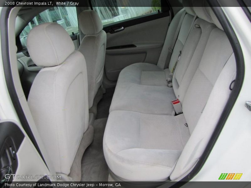 White / Gray 2008 Chevrolet Impala LT