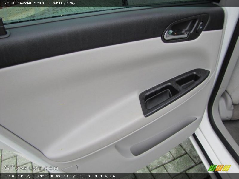 White / Gray 2008 Chevrolet Impala LT