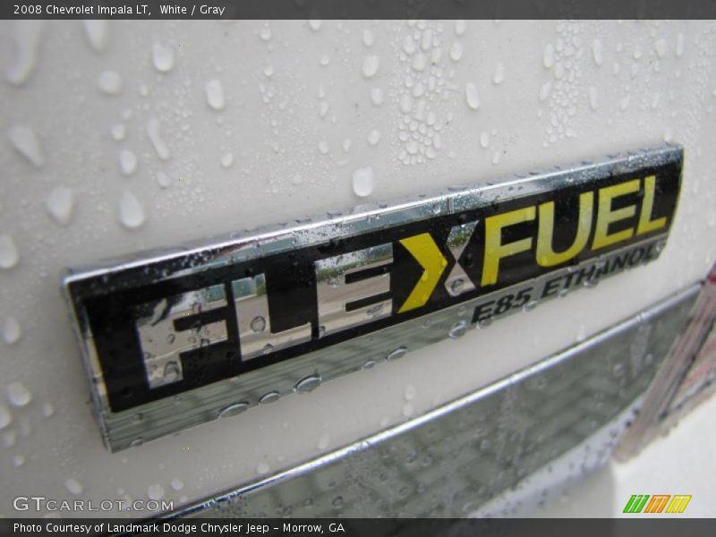 White / Gray 2008 Chevrolet Impala LT
