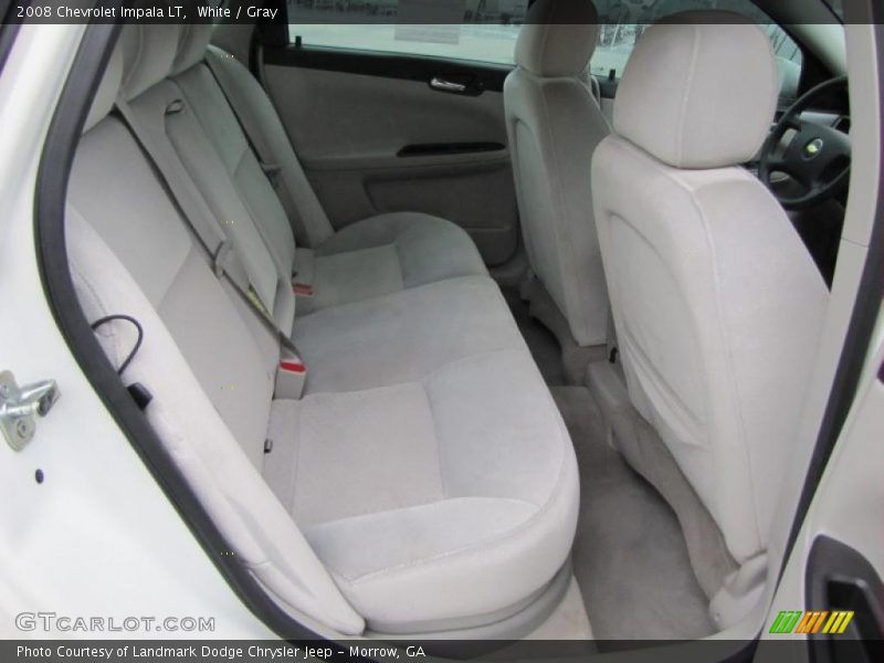 White / Gray 2008 Chevrolet Impala LT