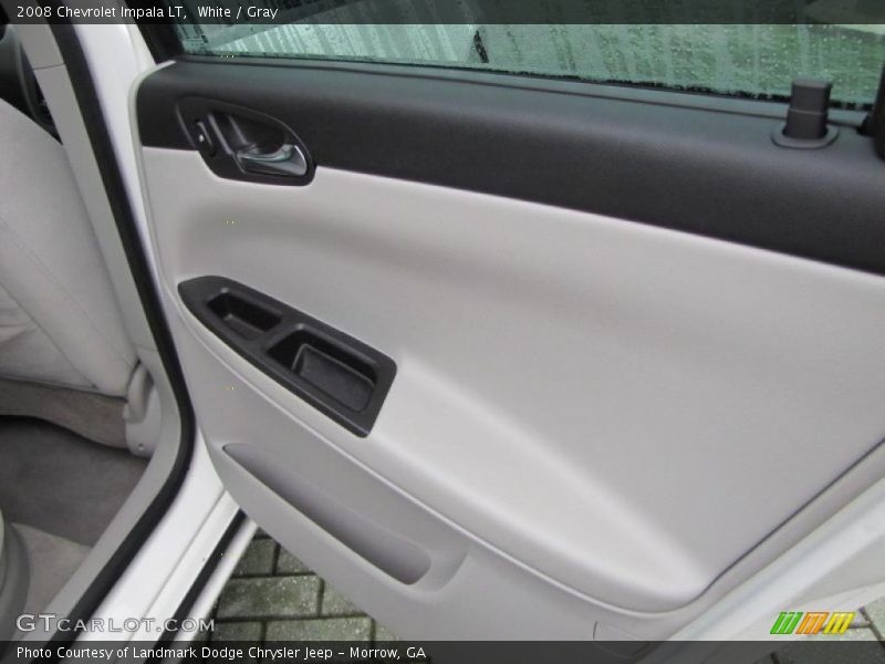 White / Gray 2008 Chevrolet Impala LT
