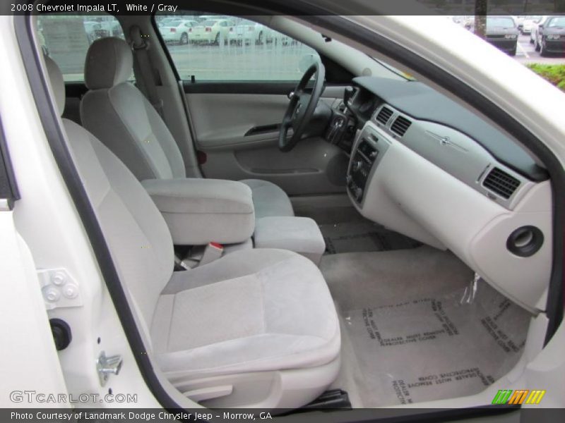 White / Gray 2008 Chevrolet Impala LT