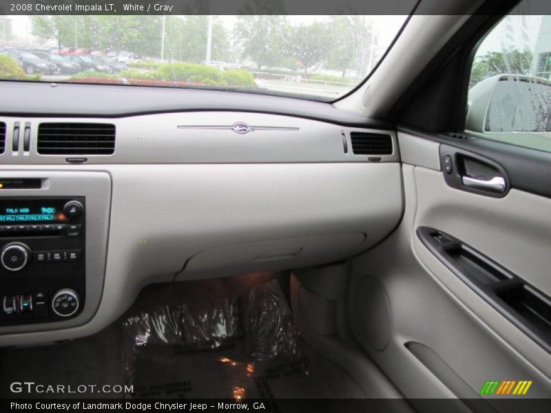 White / Gray 2008 Chevrolet Impala LT