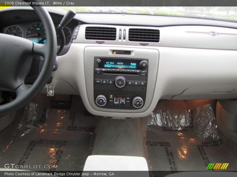 White / Gray 2008 Chevrolet Impala LT