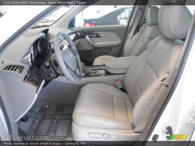  2011 MDX Technology Taupe Interior