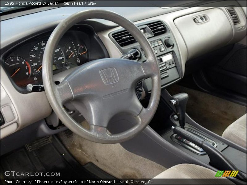 Gray Interior - 1999 Accord LX Sedan 