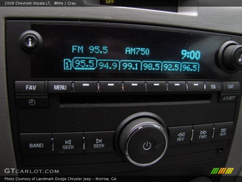 White / Gray 2008 Chevrolet Impala LT