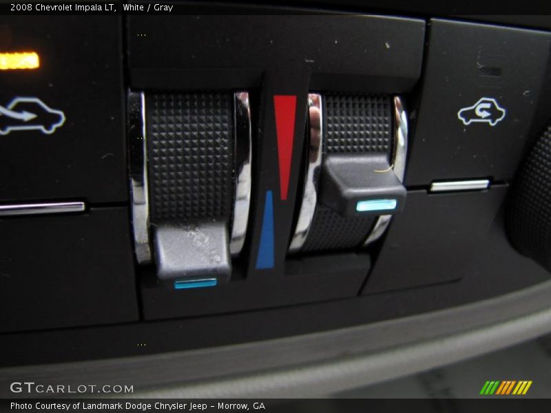 White / Gray 2008 Chevrolet Impala LT