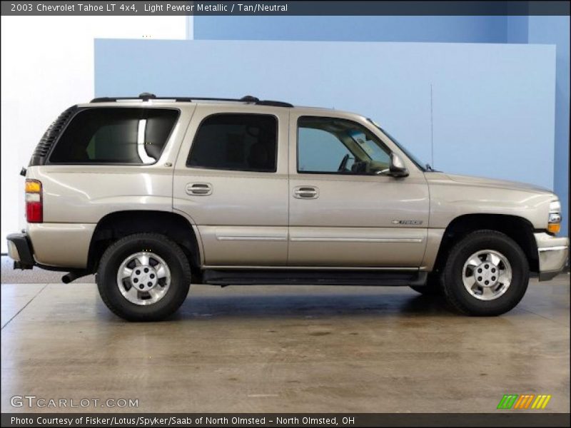 Light Pewter Metallic / Tan/Neutral 2003 Chevrolet Tahoe LT 4x4