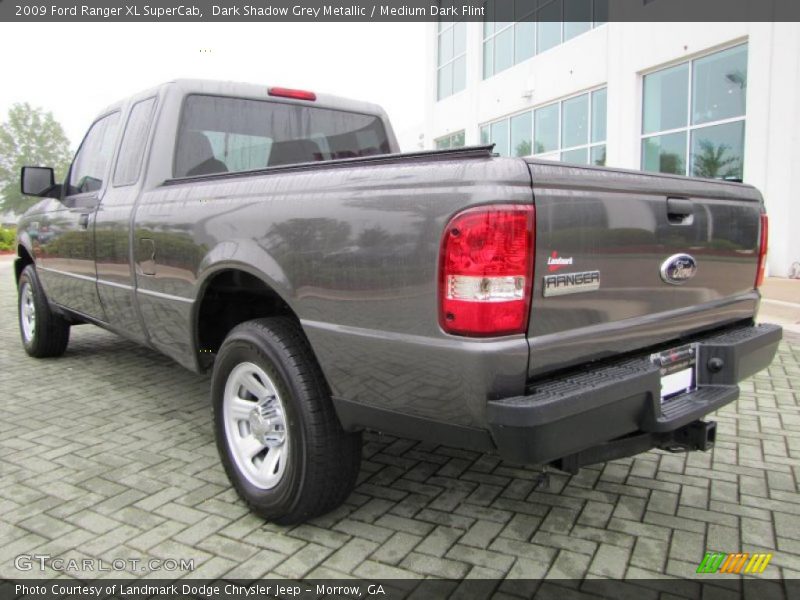 Dark Shadow Grey Metallic / Medium Dark Flint 2009 Ford Ranger XL SuperCab