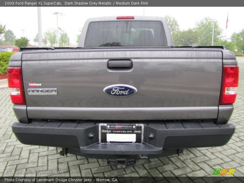 Dark Shadow Grey Metallic / Medium Dark Flint 2009 Ford Ranger XL SuperCab