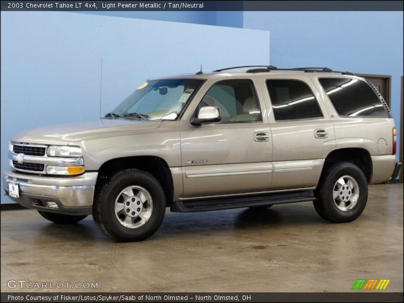 Light Pewter Metallic / Tan/Neutral 2003 Chevrolet Tahoe LT 4x4