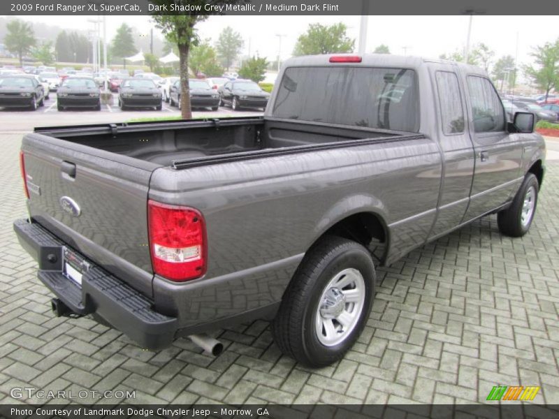 Dark Shadow Grey Metallic / Medium Dark Flint 2009 Ford Ranger XL SuperCab
