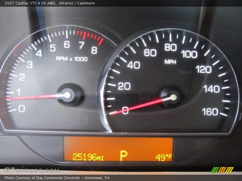 Infrared / Cashmere 2007 Cadillac STS 4 V6 AWD