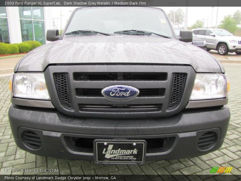 Dark Shadow Grey Metallic / Medium Dark Flint 2009 Ford Ranger XL SuperCab
