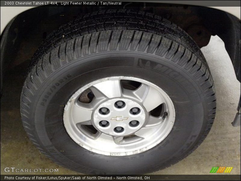 Light Pewter Metallic / Tan/Neutral 2003 Chevrolet Tahoe LT 4x4