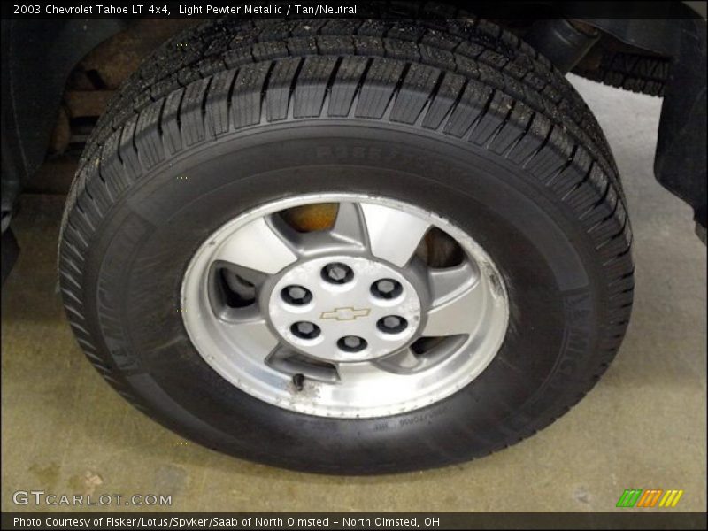 Light Pewter Metallic / Tan/Neutral 2003 Chevrolet Tahoe LT 4x4