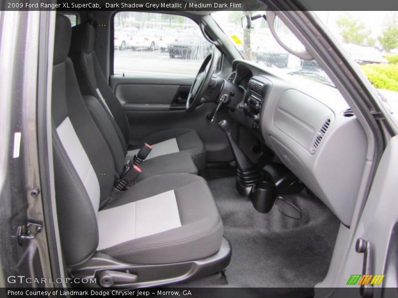 Dark Shadow Grey Metallic / Medium Dark Flint 2009 Ford Ranger XL SuperCab