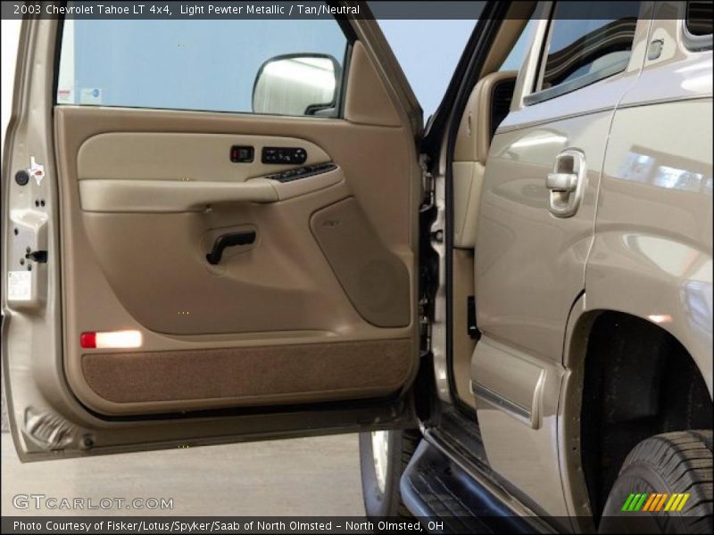 Light Pewter Metallic / Tan/Neutral 2003 Chevrolet Tahoe LT 4x4