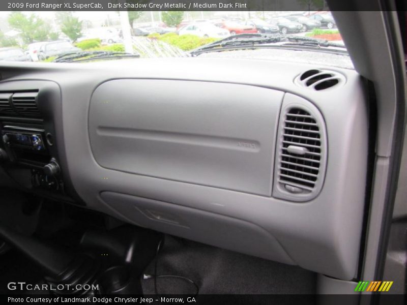 Dark Shadow Grey Metallic / Medium Dark Flint 2009 Ford Ranger XL SuperCab