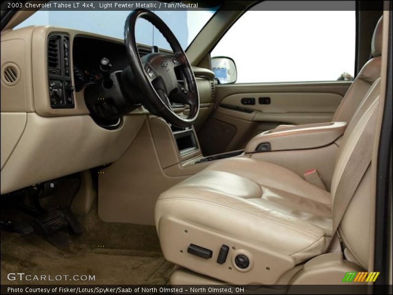 Light Pewter Metallic / Tan/Neutral 2003 Chevrolet Tahoe LT 4x4