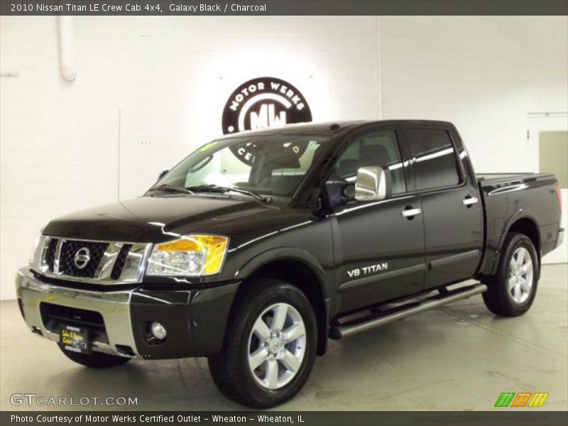 Galaxy Black / Charcoal 2010 Nissan Titan LE Crew Cab 4x4