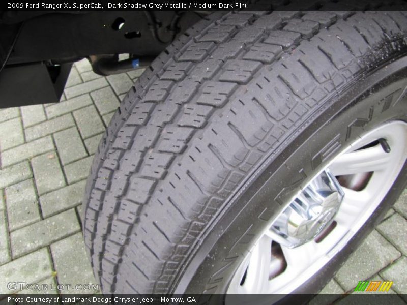 Dark Shadow Grey Metallic / Medium Dark Flint 2009 Ford Ranger XL SuperCab