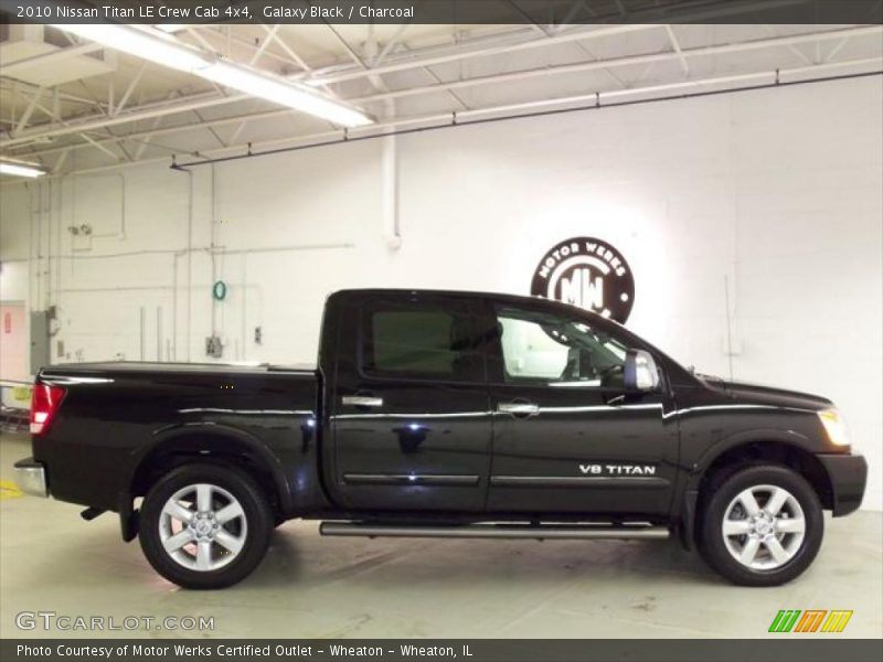 Galaxy Black / Charcoal 2010 Nissan Titan LE Crew Cab 4x4