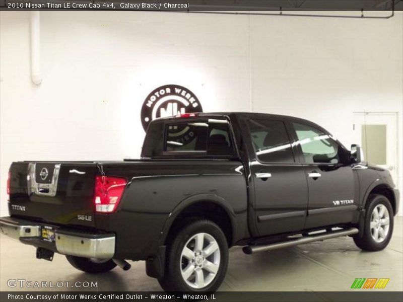Galaxy Black / Charcoal 2010 Nissan Titan LE Crew Cab 4x4