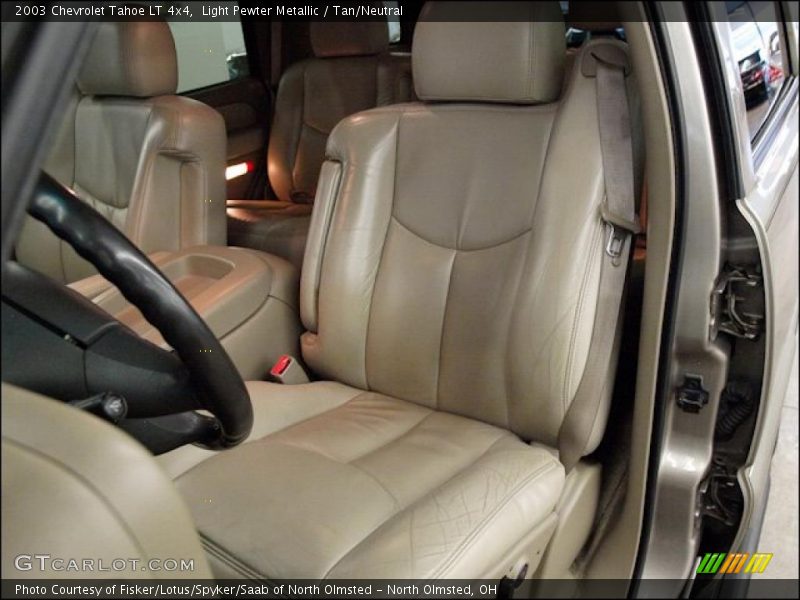 Light Pewter Metallic / Tan/Neutral 2003 Chevrolet Tahoe LT 4x4