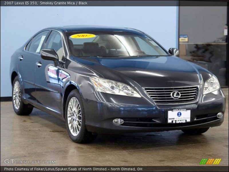 Smokey Granite Mica / Black 2007 Lexus ES 350