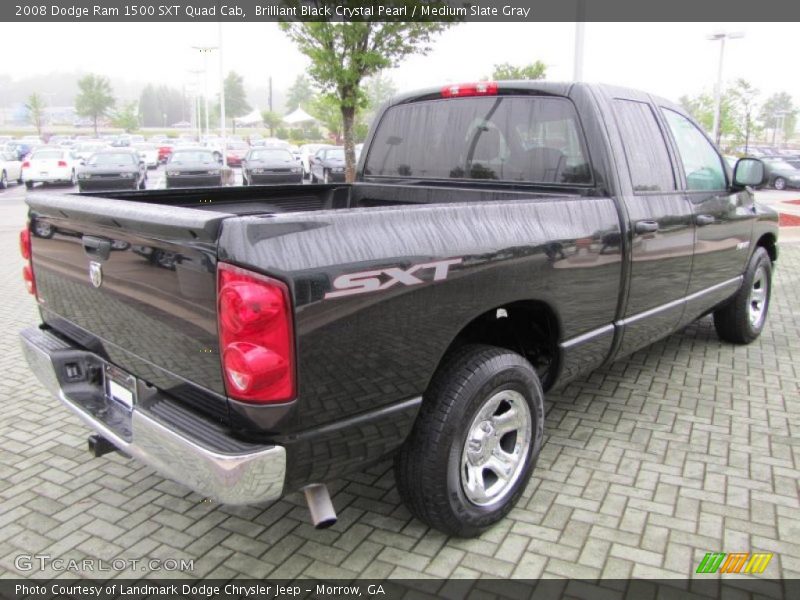  2008 Ram 1500 SXT Quad Cab Brilliant Black Crystal Pearl