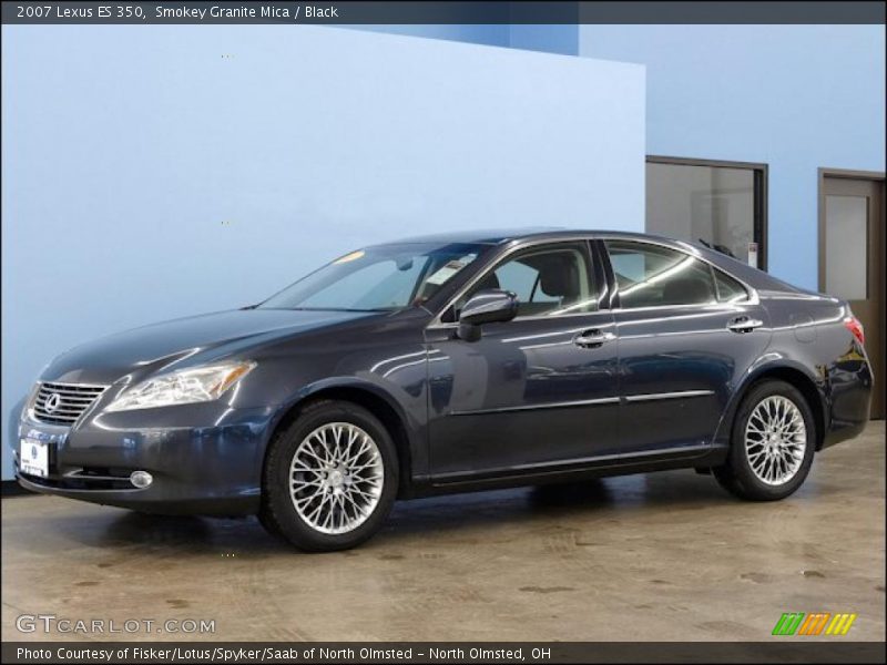 Smokey Granite Mica / Black 2007 Lexus ES 350