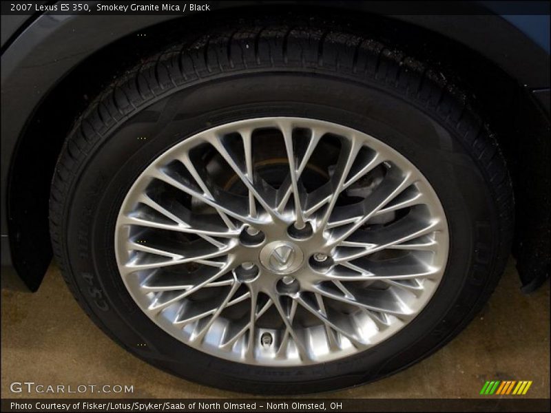 Smokey Granite Mica / Black 2007 Lexus ES 350