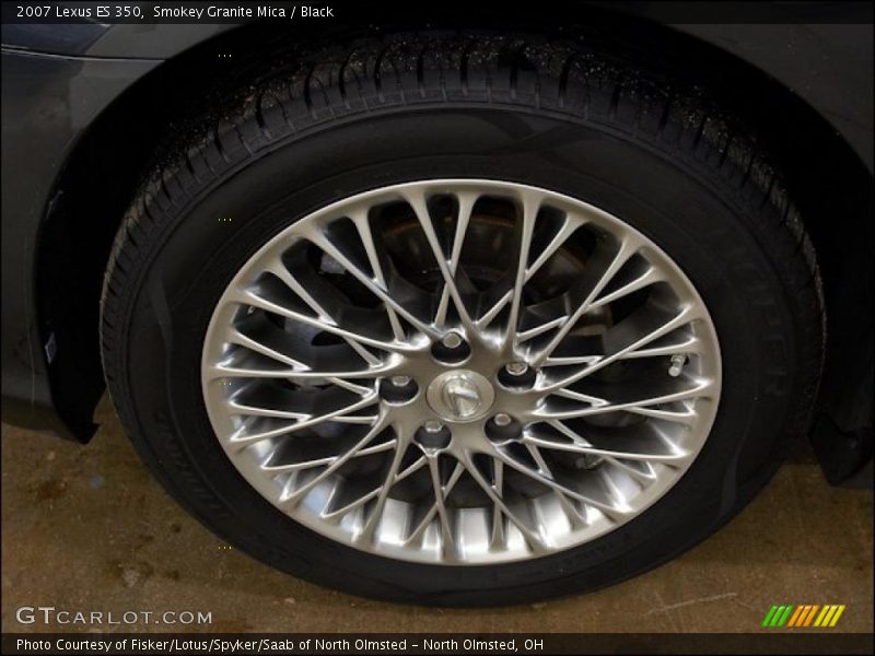 Smokey Granite Mica / Black 2007 Lexus ES 350