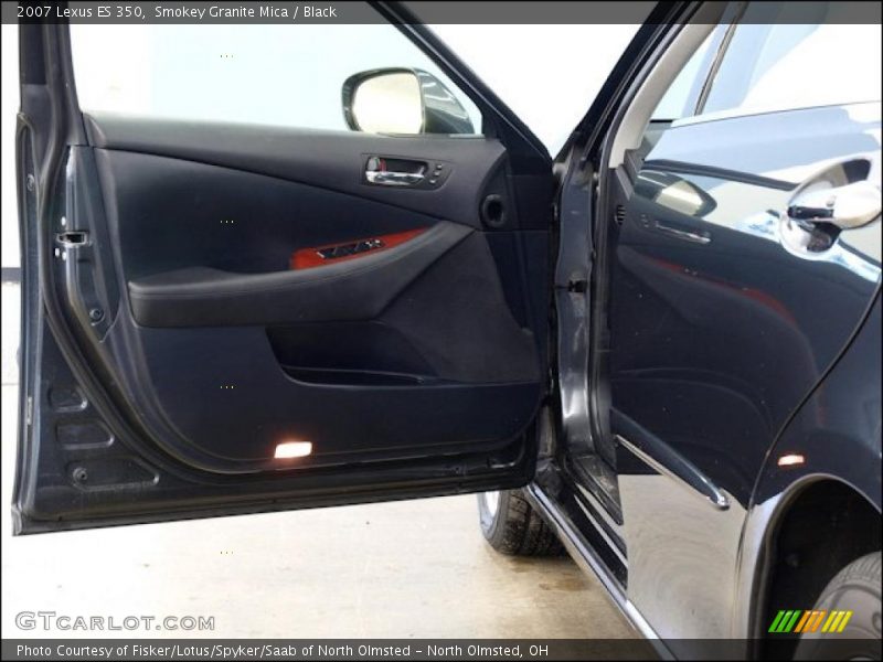 Smokey Granite Mica / Black 2007 Lexus ES 350