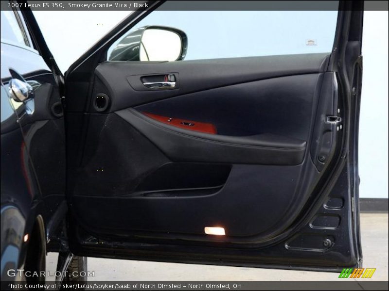 Smokey Granite Mica / Black 2007 Lexus ES 350