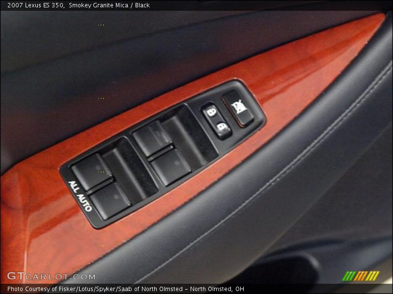 Smokey Granite Mica / Black 2007 Lexus ES 350