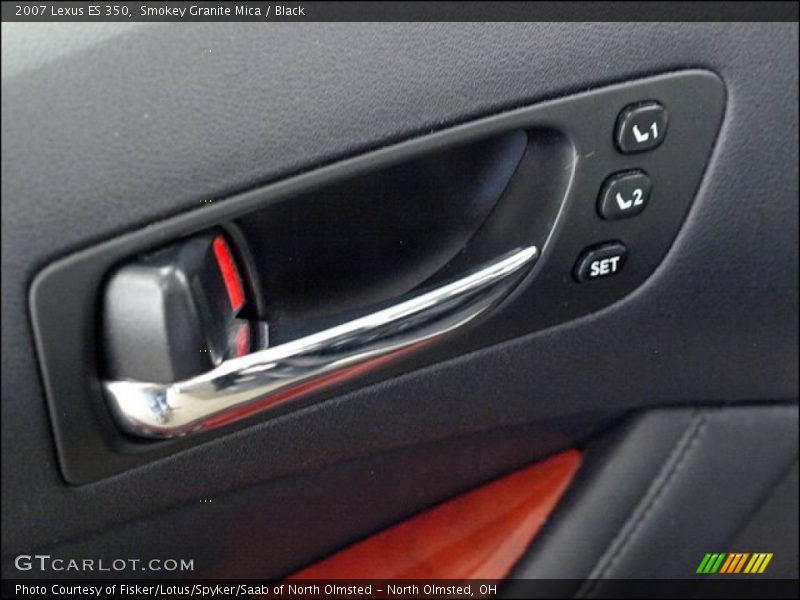 Smokey Granite Mica / Black 2007 Lexus ES 350
